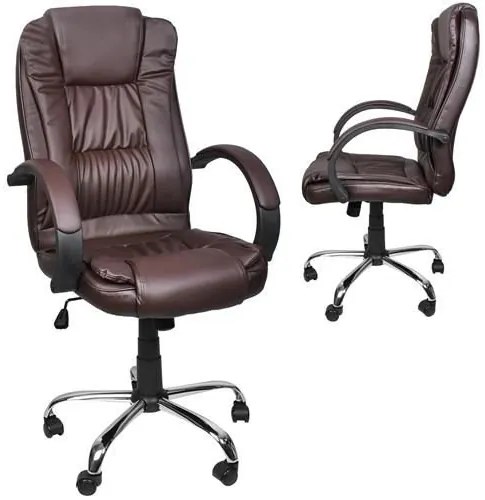 JAKS SCAUN BIROU ECO-PIELE 9585 MARO