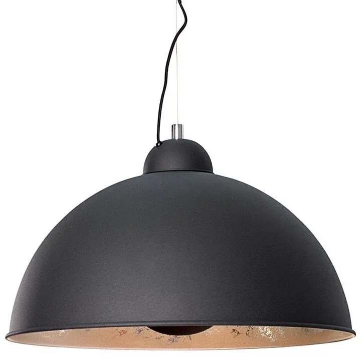 Lustra moderna, Pendul negru/ argintiu diametru 35cm, Studio A-36595 VC