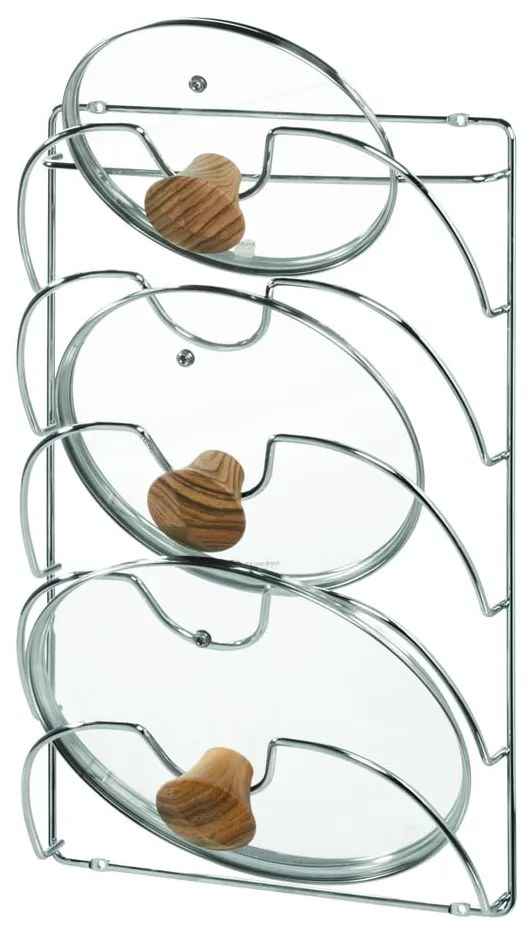 Suport metalic pentru capace iDesign Classico, 10,5 x 28 cm