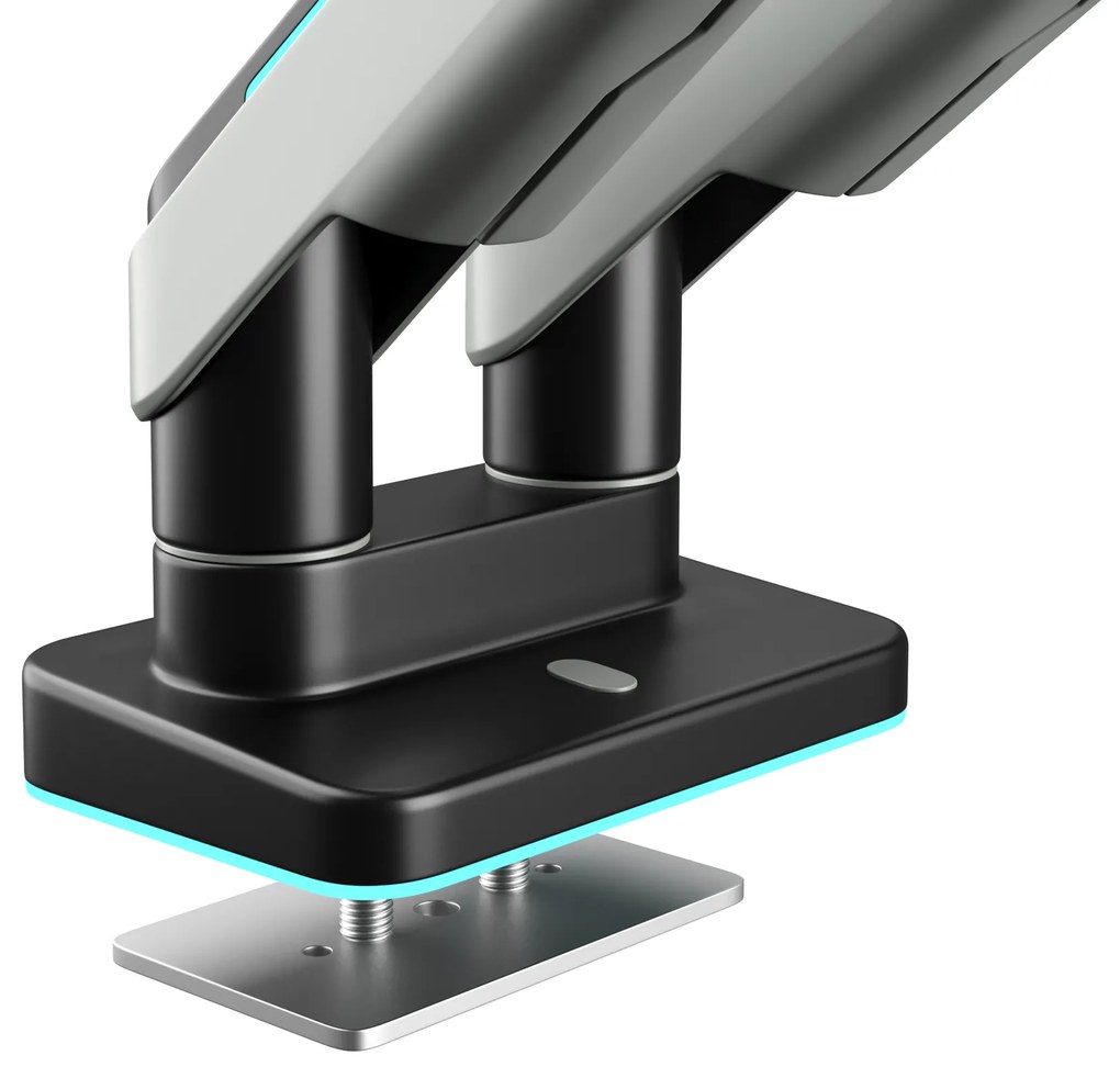 Suport dublu pentru monitoare de 49 de inchi, gri-negru RGB X-Arm Dual