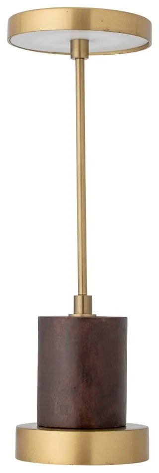 Veioză aurie LED cu intensitate reglabilă cu abajur din metal (înălțime 30 cm) Chico – Bloomingville