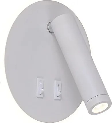 Aplica de perete cu spot LED directionabil CIRCA alb