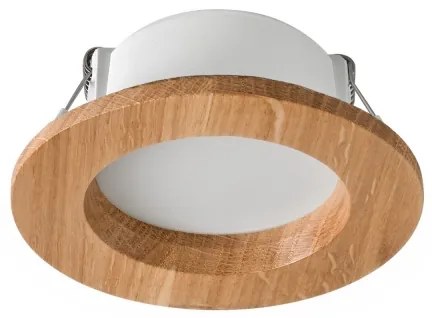 LED spot WOODY 5,5W 230V 4000K stejar Ø10 cm plafonieră