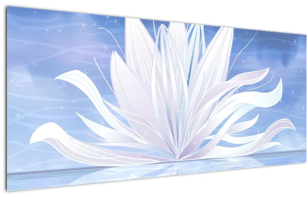 Tablou - Floare de lotus (120x50 cm)
