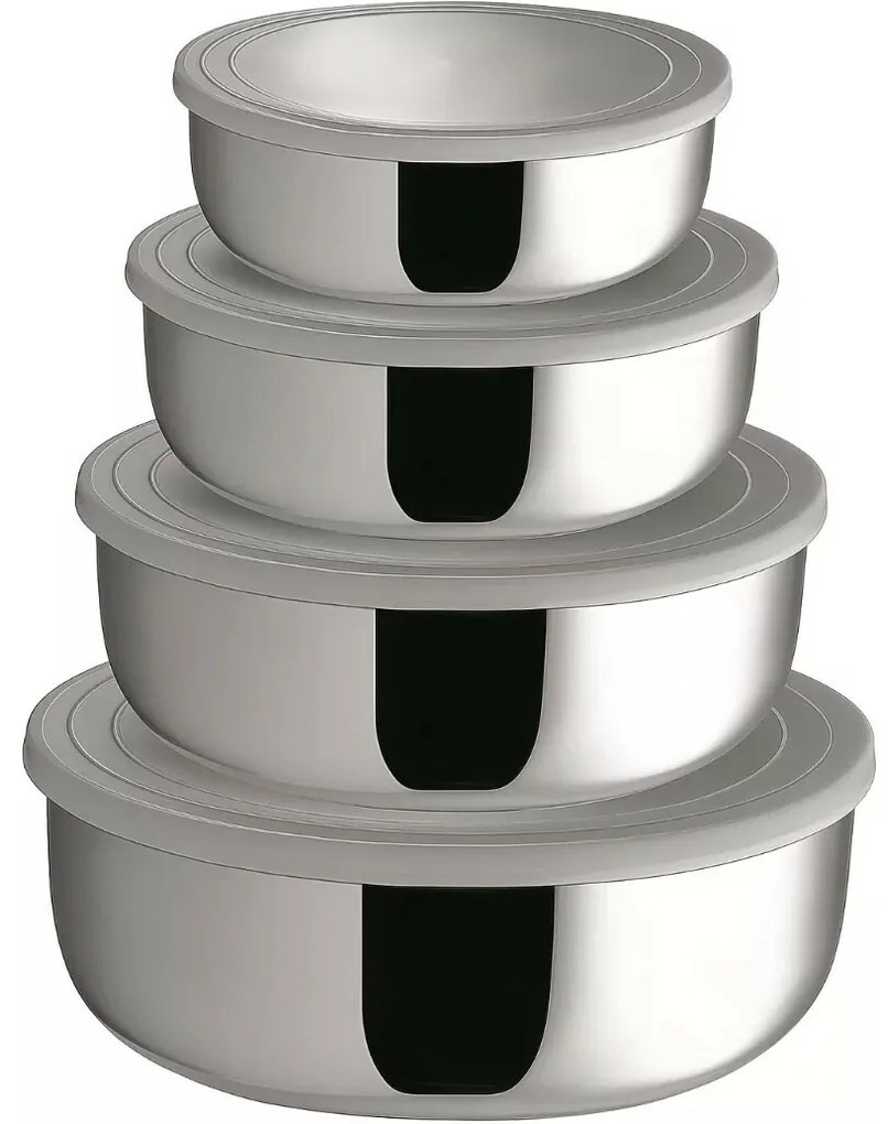 Set 4 boluri inox Florina