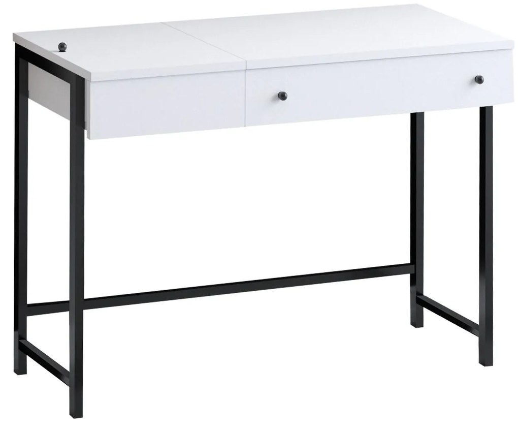 Masă PC Aliex 7 (alb + negru). 1089148