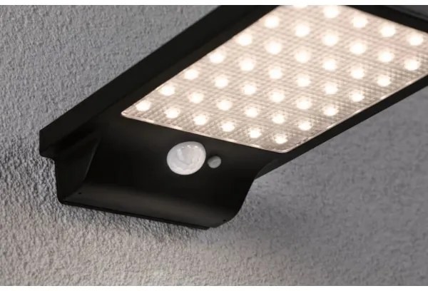 Paulmann 95393-LED/4W IP44 Lampa solară reglabilă cu senzor SOLVEIG 3,7V