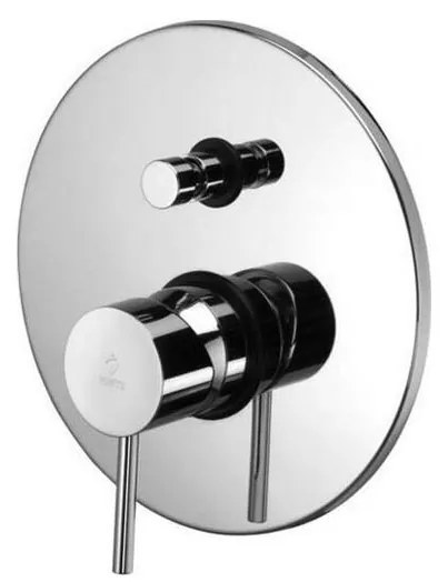 Paffoni LIGHT - Baterie de duș pentru montaj încastrat, crom lucios