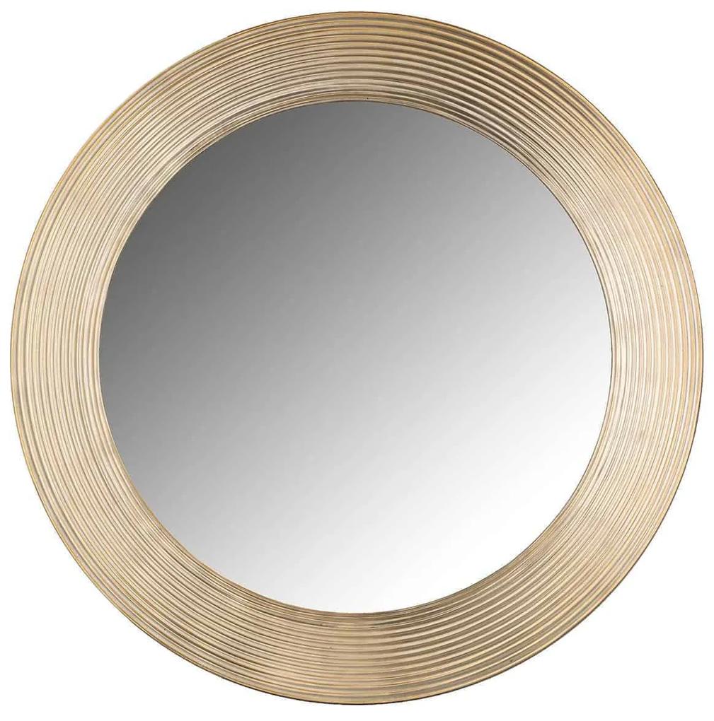 Oglinda Morse, Aluminiu Sticla MDF, Auriu, 54x54x2.5 cm