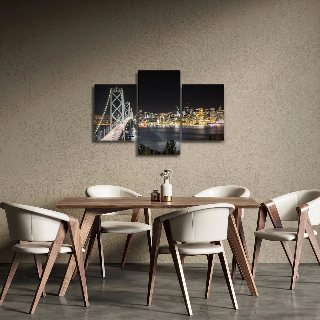 Tablou cu podul Brooklin și New York (90x60 cm)