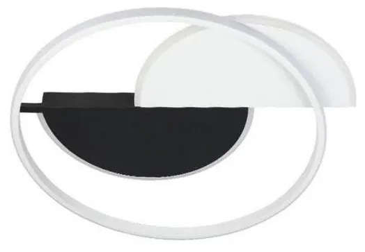 Plafonieră LED dimabilă LED/70W/230V 3000-6500K alb/negru + telecomandă