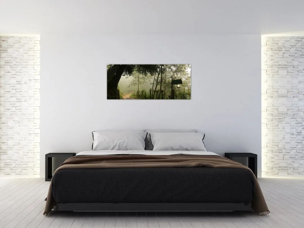 Tablou cu ceața de dimineața (120x50 cm)