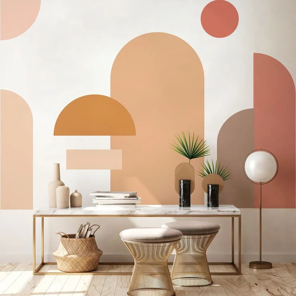 Autocolant pentru perete 90x185 cm Abstract Sunset – Ambiance