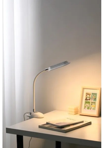 Immax 08997L - Lampă de birou LED+CCT reglabilă cu clemă CLIP 7,5W/230V albă