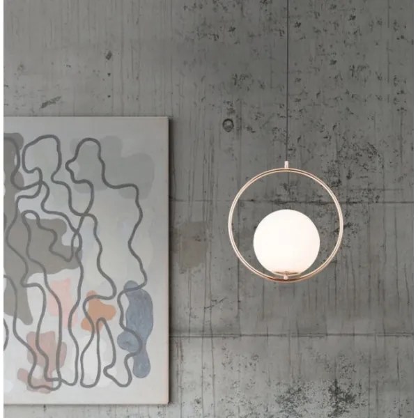 Lustră pe cablu JUMBO 1xG9/50W/230V auriu Azzardo AZ4983