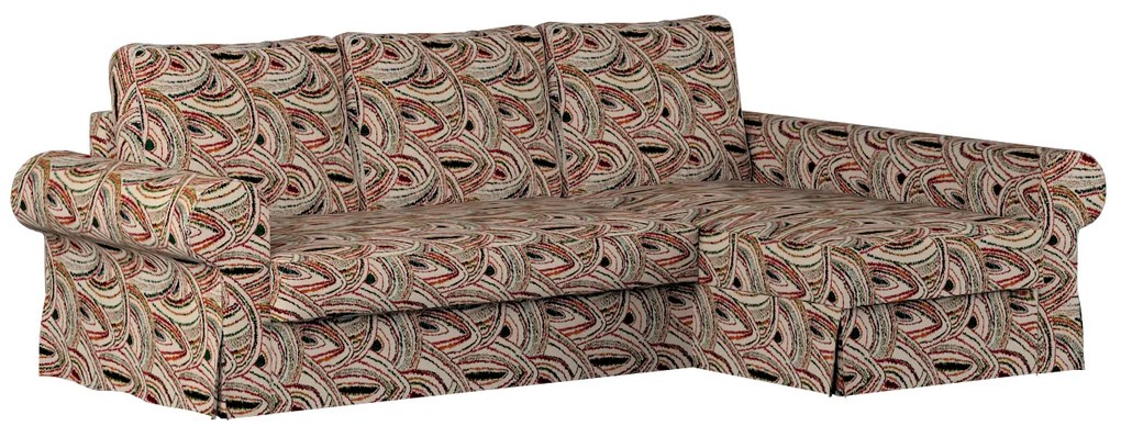 Husa canapea extensibila cu sezlong Backabro