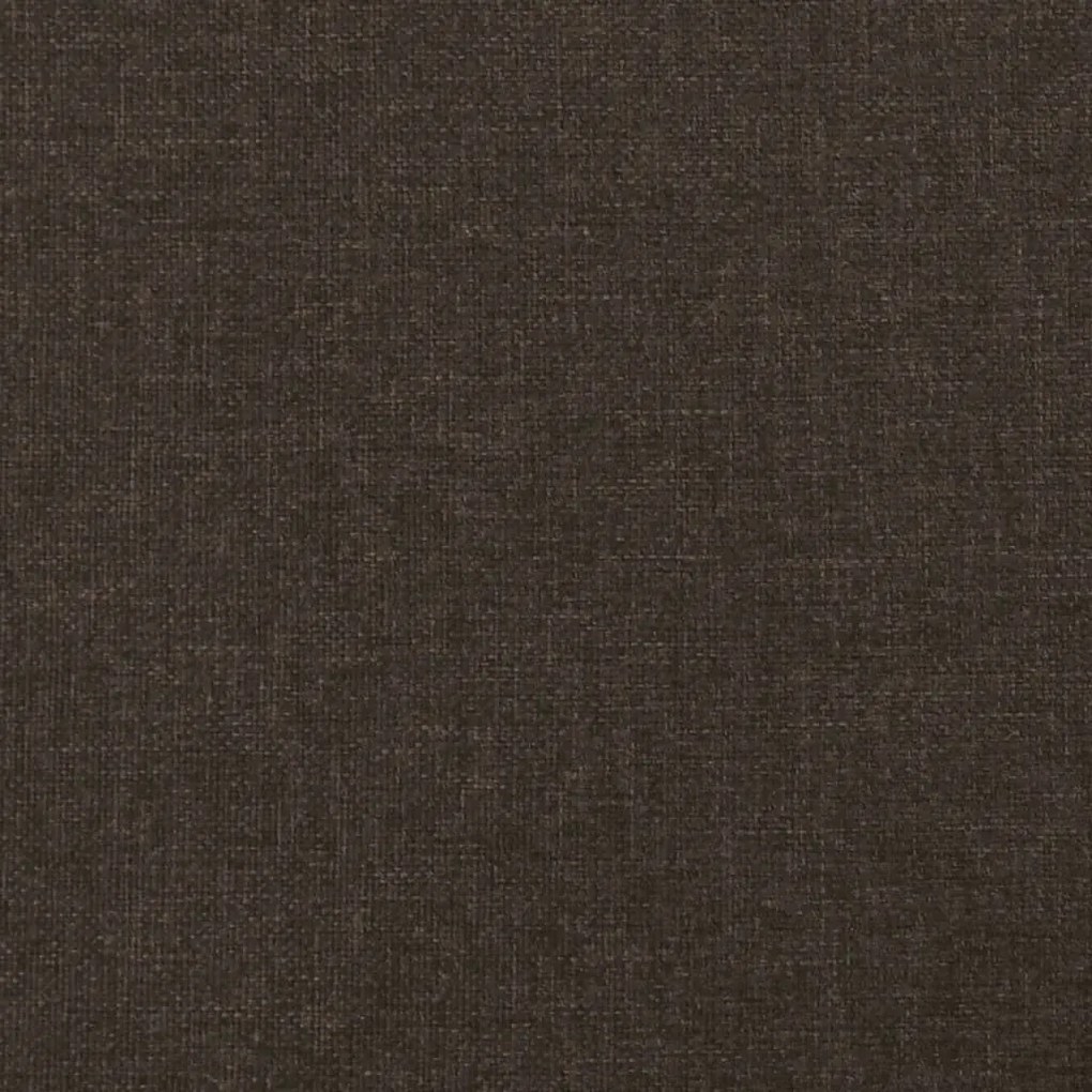 Taburet, maro, 60x60x39 cm, textil si piele ecologica Maro