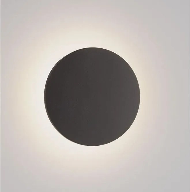 Aplica lumina ambientala pentru fatade IP65 ELLUX negru 16cm