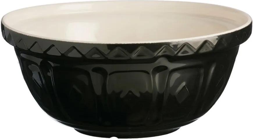 Bol din ceramică Mason Cash Mixing, ⌀ 24 cm, negru