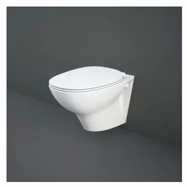 Set vas wc suspendat cu capac softclose Rak Ceramics Morning Rimless