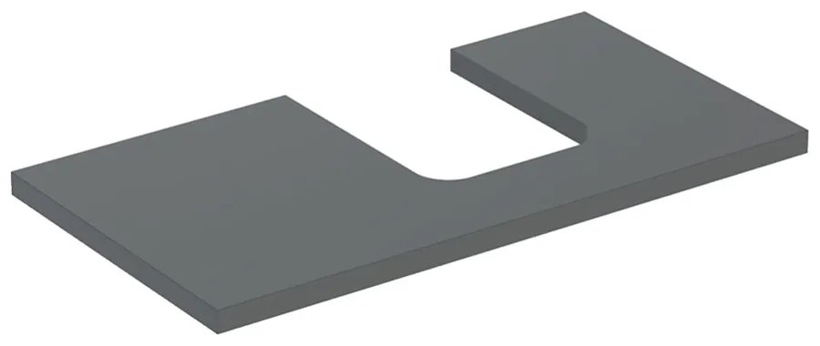 Blat pentru lavoar Geberit One cu decupaj in dreapta 90 cm lava mat