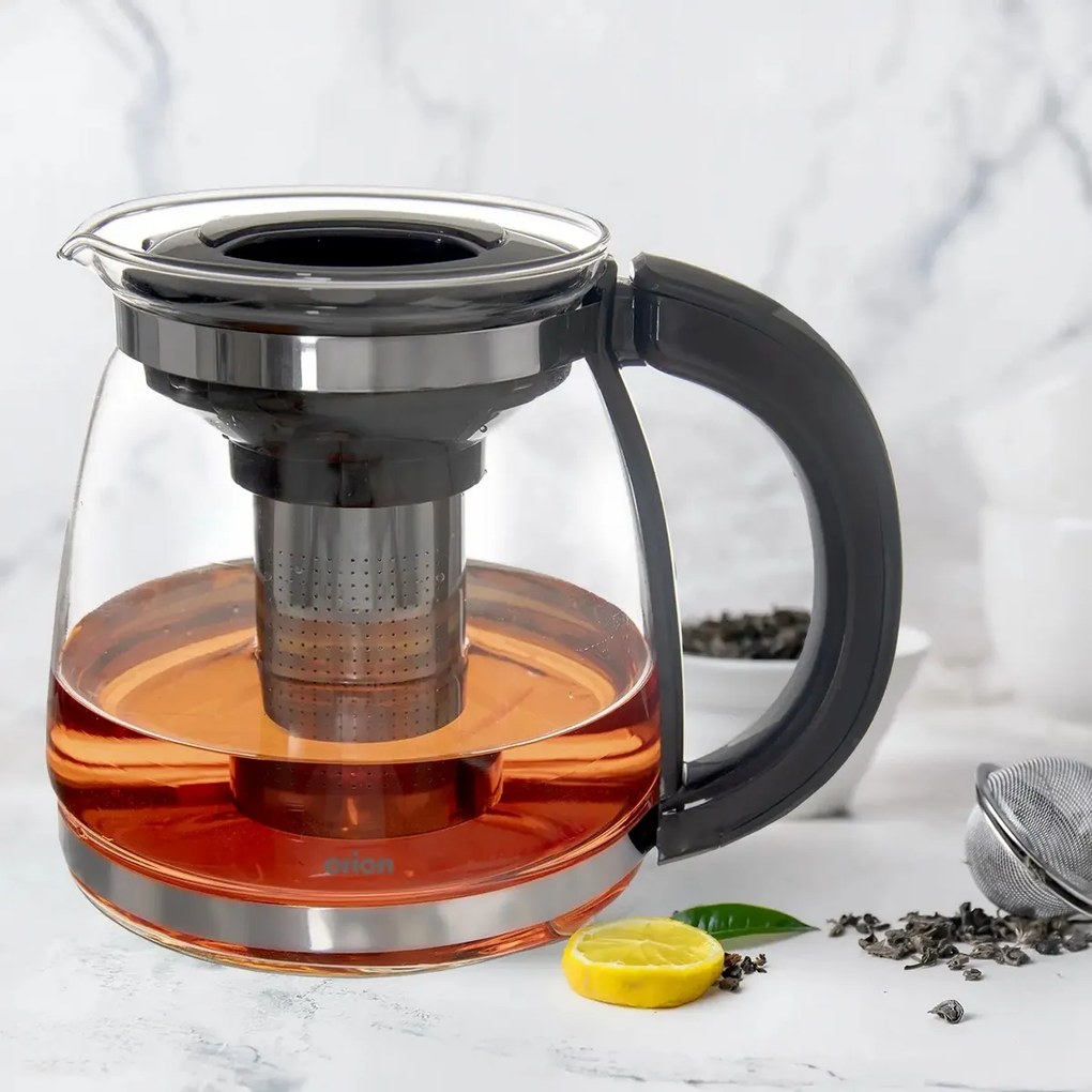 Orion Ceainic cu filtru din oțel inoxidabil, 1,73l
