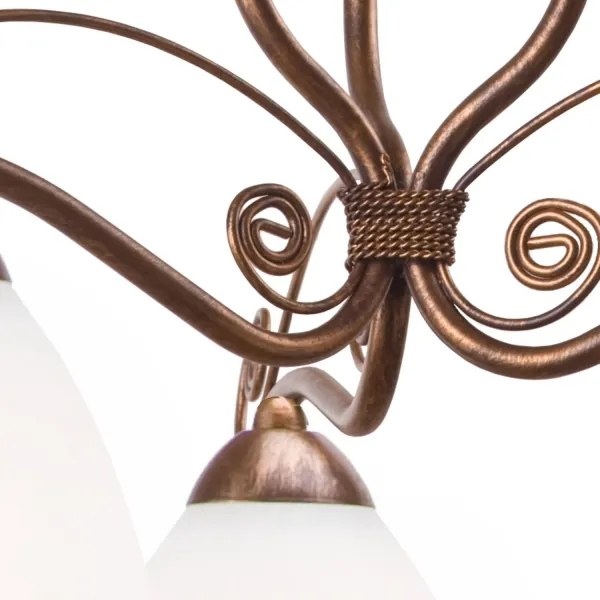 Lustră LED pe lanț Brilagi ANTICO 3xE27/60W/230V bronz patină