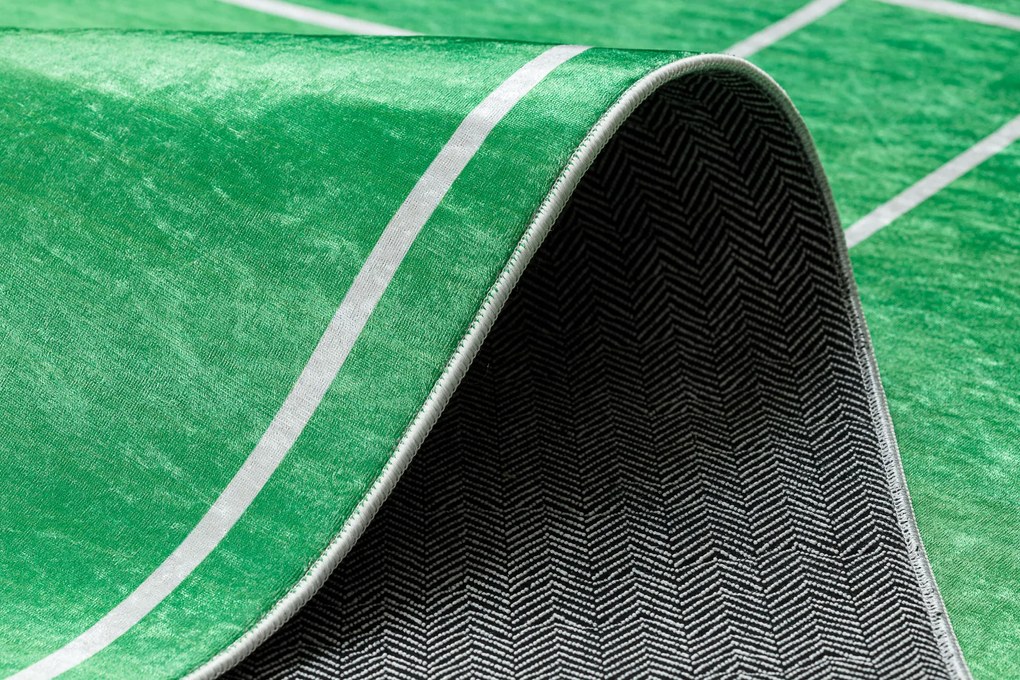 BAMBINO 9731 covor lavabil Teren, fotbal pentru copii anti-alunecare - verde