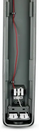 Corp de iluminat LED fluorescent T8 2xG13/22W/230V IP65 6400K 156 cm