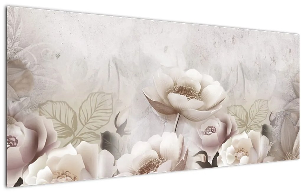 Tablou - Tufe roz (120x50 cm)