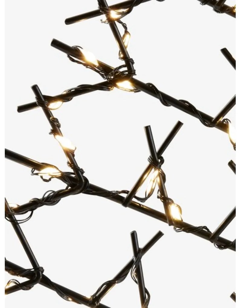 Brad de Craciun LED JINGLOO 33 cm, negru