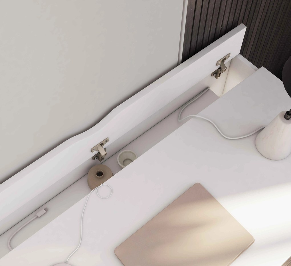 Birou NEVY 120x60 cm, alb