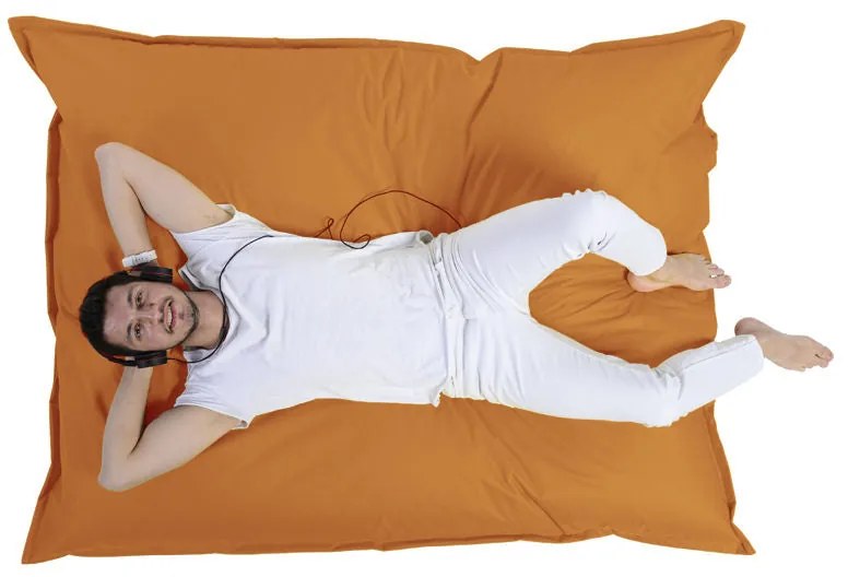 Fotoliu puf pentru grădină Giant Cushion 140x180 - Orange