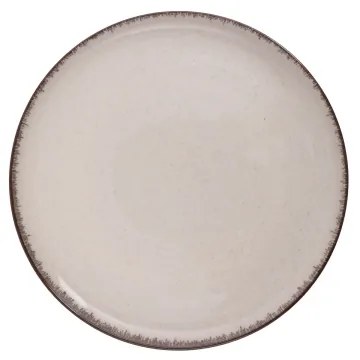 Set de veselă 24 piese, bej, din porțelan