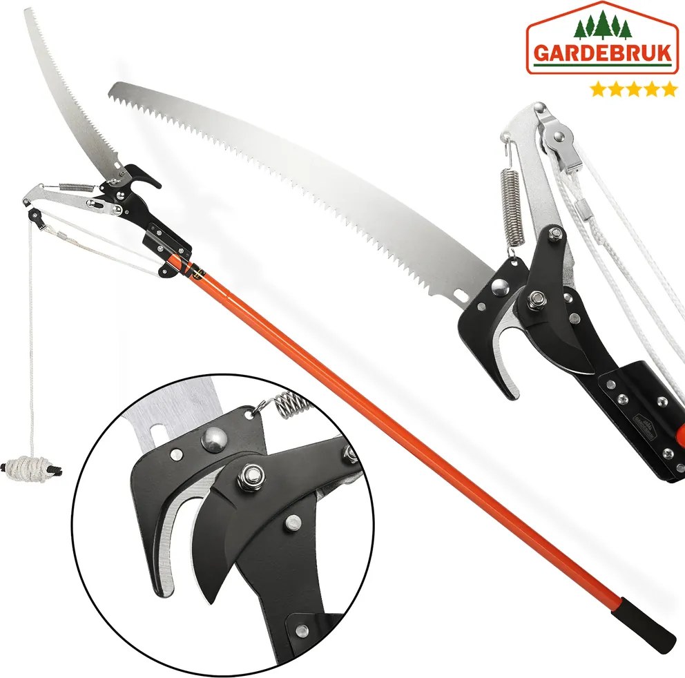 Fierăstrău telescopic cu foarfecă MOREL, 2,6m, portocaliu Gardebruk