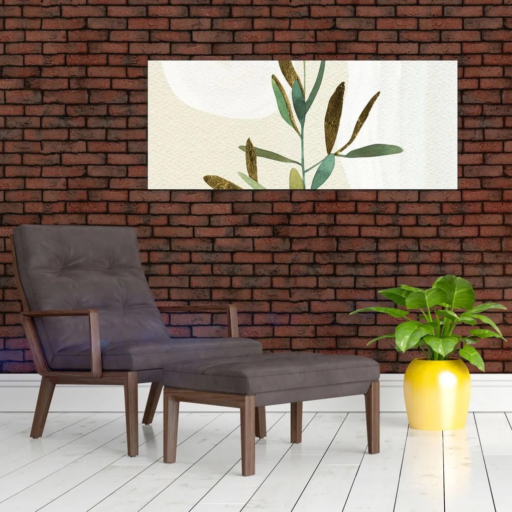 Tablou - Acuarelă ramură N⁰2 (120x50 cm)