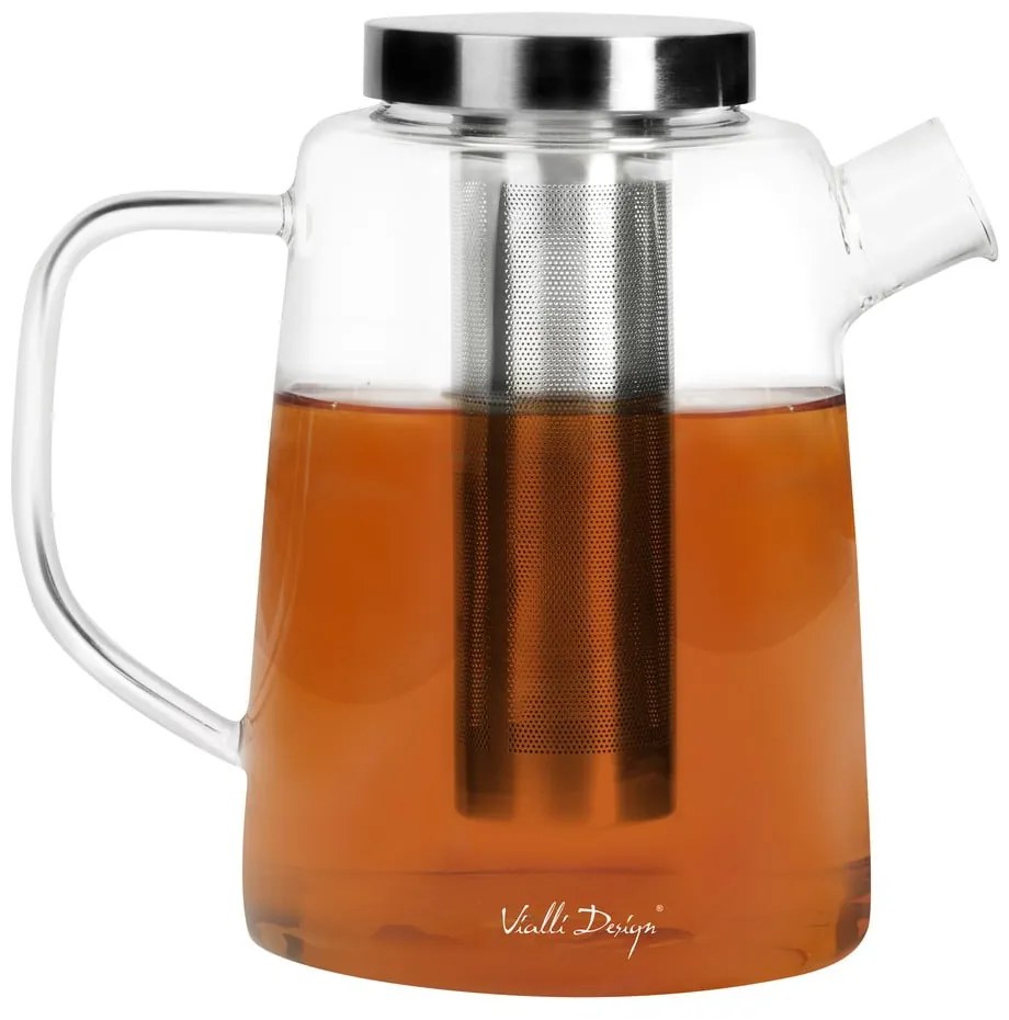 Ceainic din sticlă Vialli Design, 1,5 l