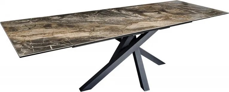 Masa extensibila moderna Marvelous taupe 180-260cm