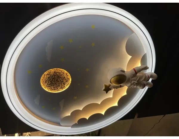 Brilagi - Plafonieră LED reglabilă pentru copii LED/42W/230V 3000/5700K astronaut