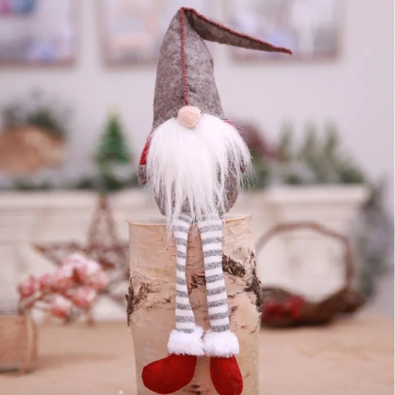 Gnom decorativ SANTA CLAUS 45 cm - mai multe culori Culoare: Verde