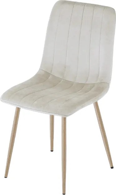 Scaun catifelat bej LAVA CAMEL BEIGE