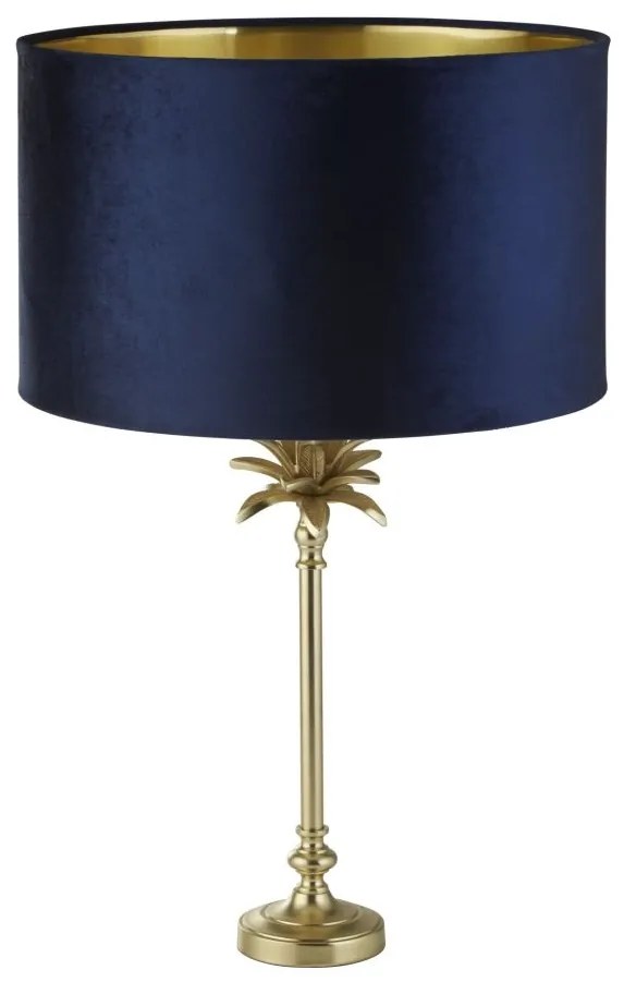 Veioza, Lampa de masa eleganta Palm bleumarin