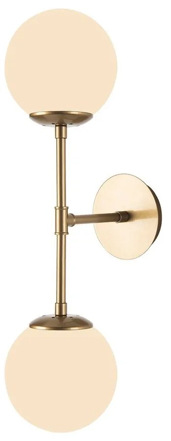 Aplică de perete Squid Lighting Kruva, lungime 58 cm, auriu