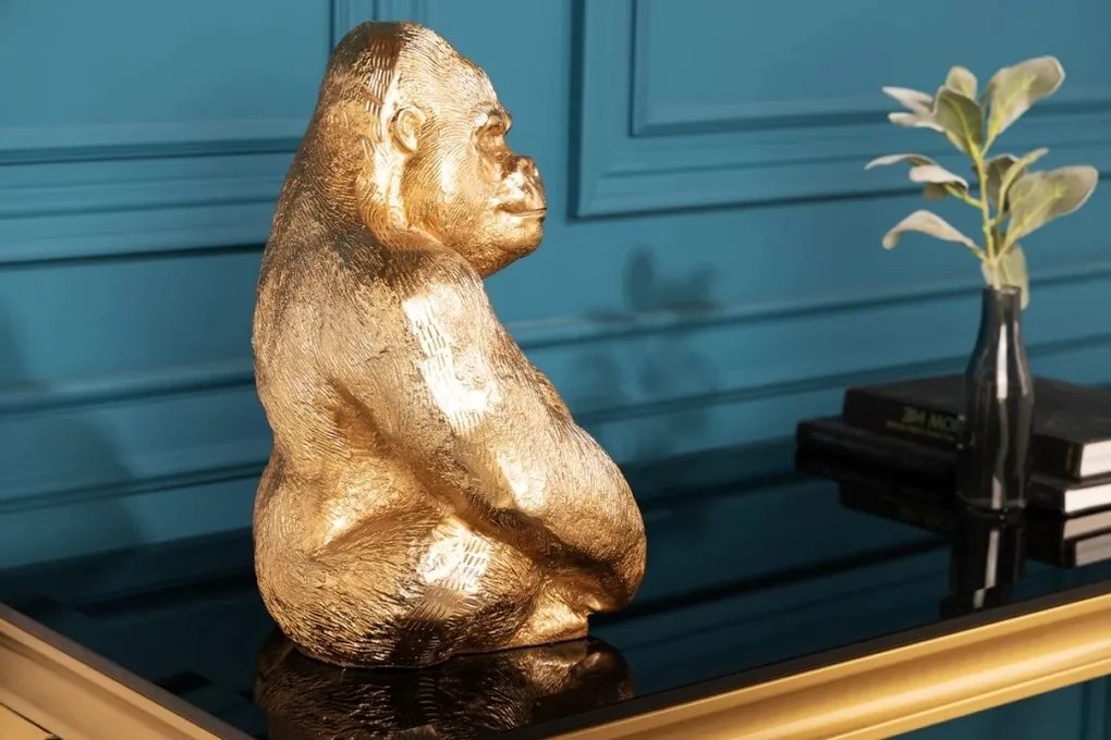 Statueta decorativa gorila Kong aurie A-41687 VC