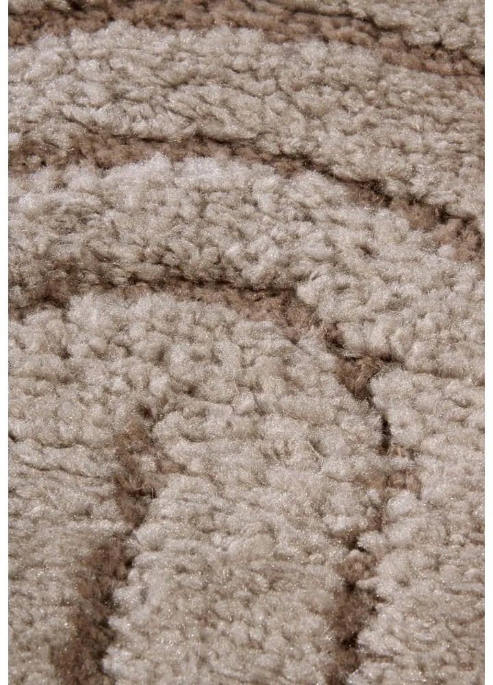 Covor maro deschis rotund ø 160 cm Panglao New York Taupe – Elle Decoration