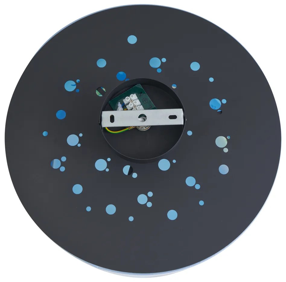 Plafonieră pentru copii albastră cu Bulby - Harrie meets Bulby