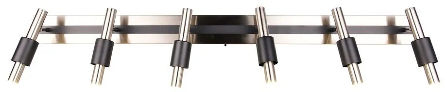 Spot negru-argintiu LED 20,5x120 cm Ikaris – Trio Select