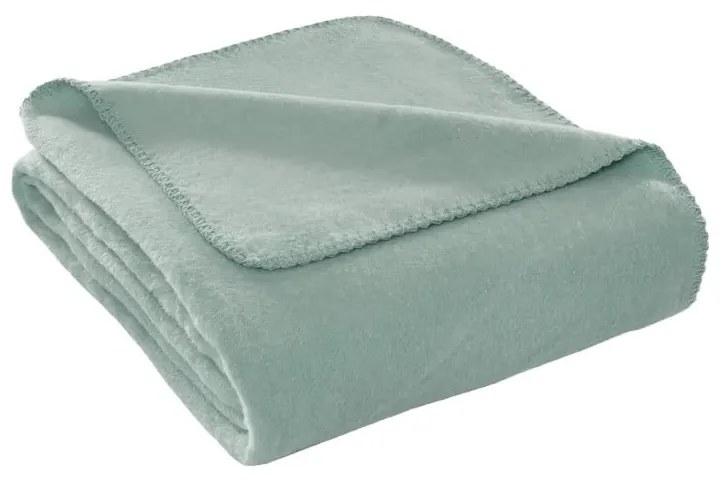 Pătură verde-mentă din polar, fleece 130x170 cm Brighton – Mijolnir