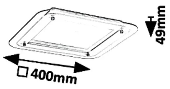 Plafoniera LED design slim modern Lorna 40cm
