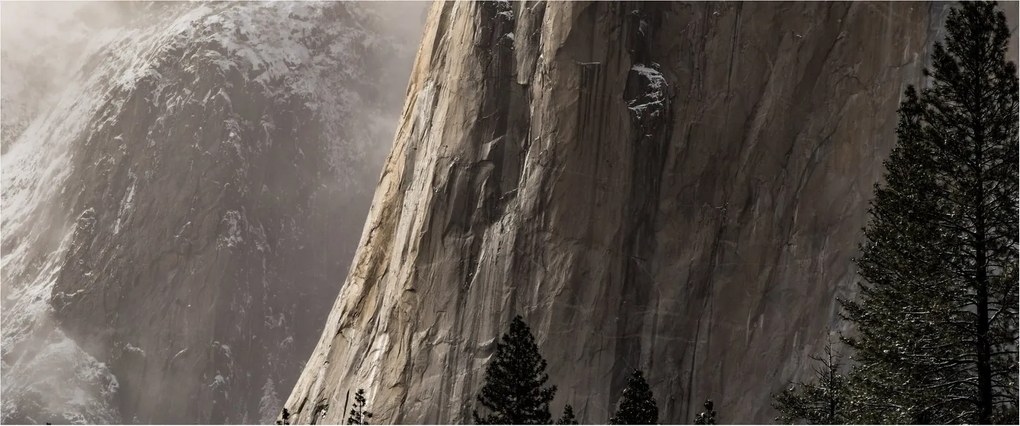 Tablou din valea Yosemite parcul național, SUA (120x50 cm)